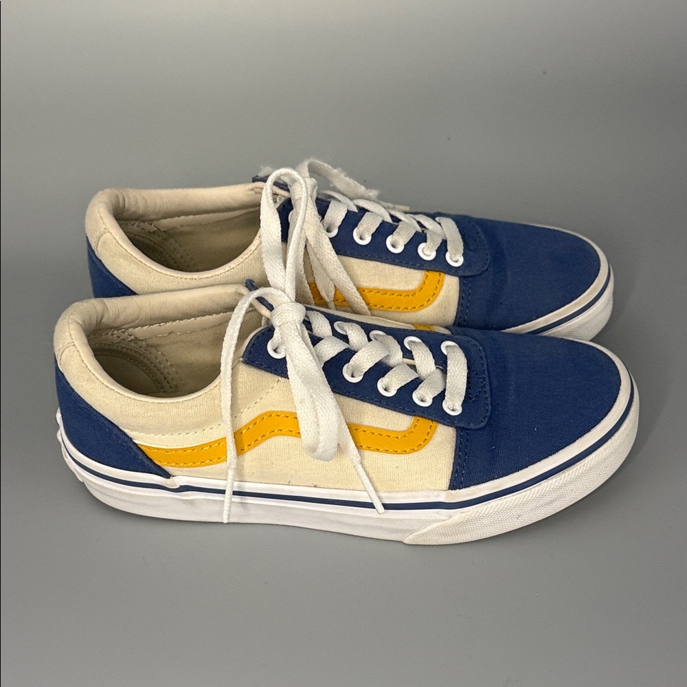Vans Ward Varsity Bijou Blue Low Top Sneakers Sz 2